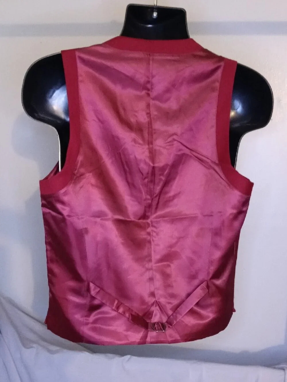Deep Burgundy Tailored Vest